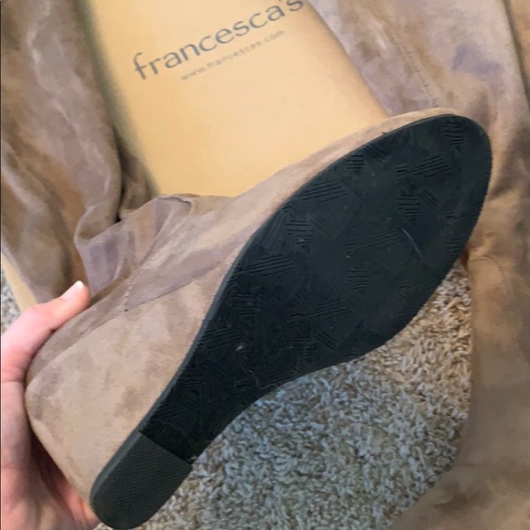 Over the knee tan boots - Picture 3 of 5